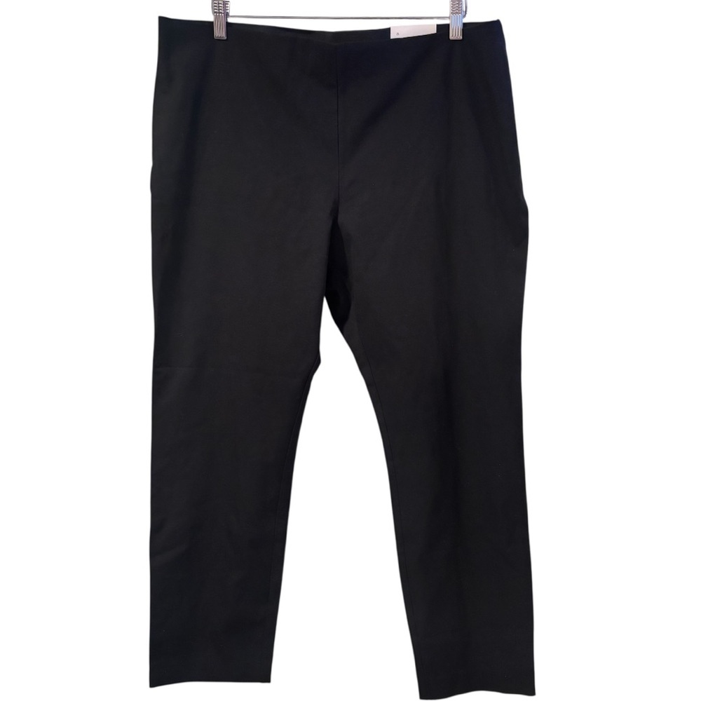 a New Day Black High Rise Fitted Ankle Pants Size 18